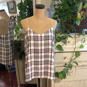 BRAND NEW Express Plaid Blouse - Size Large
